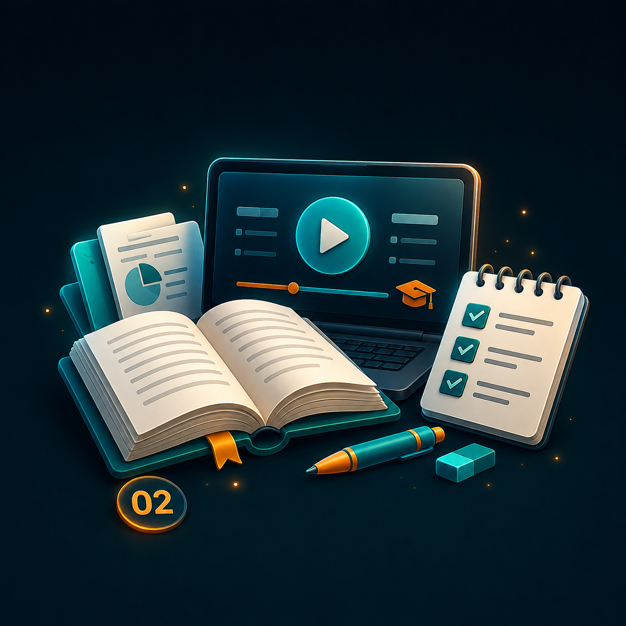 Materiais e videoaulas para estudar
